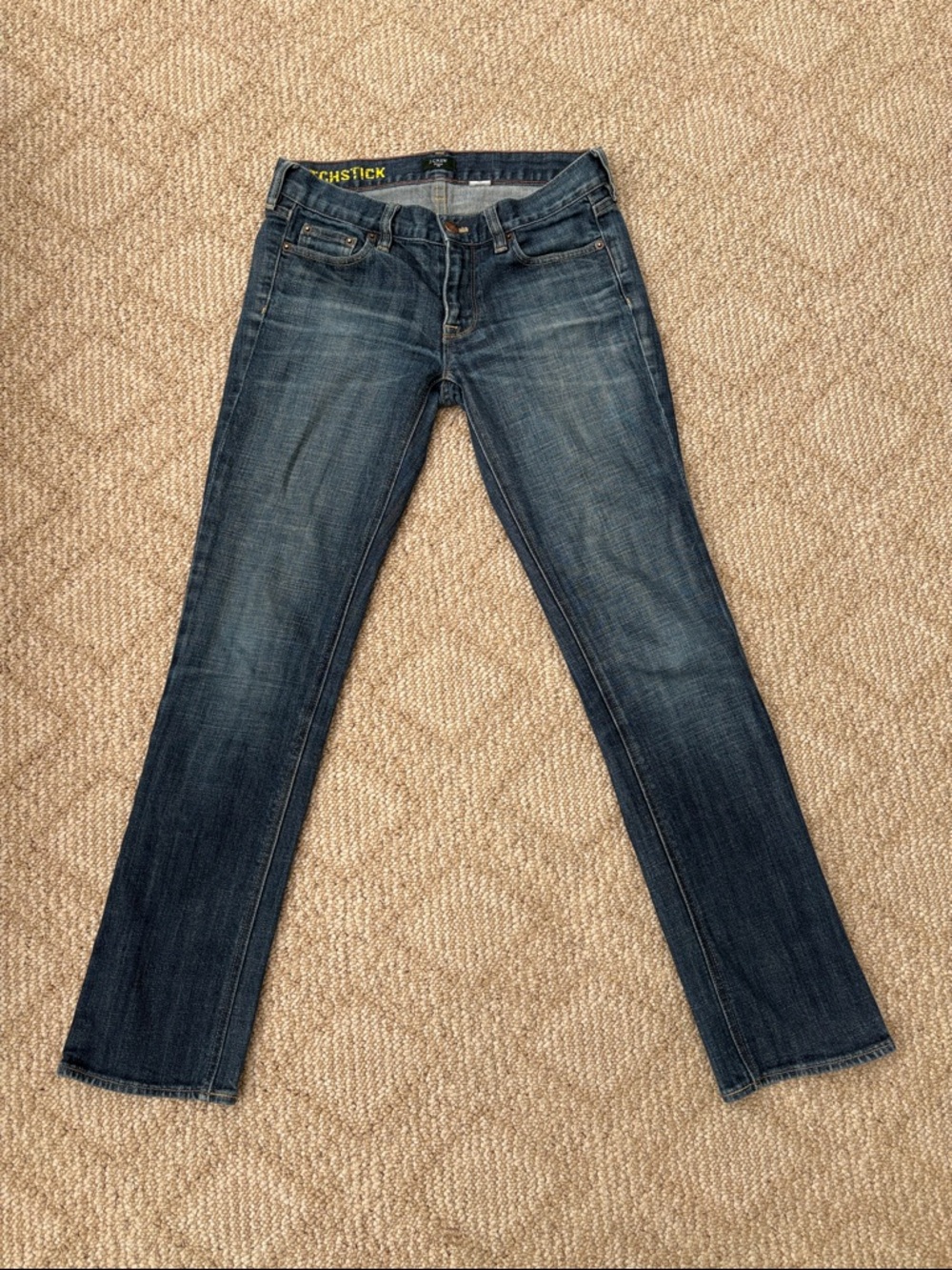 J. Crew Straight Leg Dark Wash Jeans